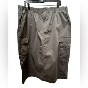 ✨ M&S UK Collection Khaki Cotton Cargo Skirt – Size 16 US